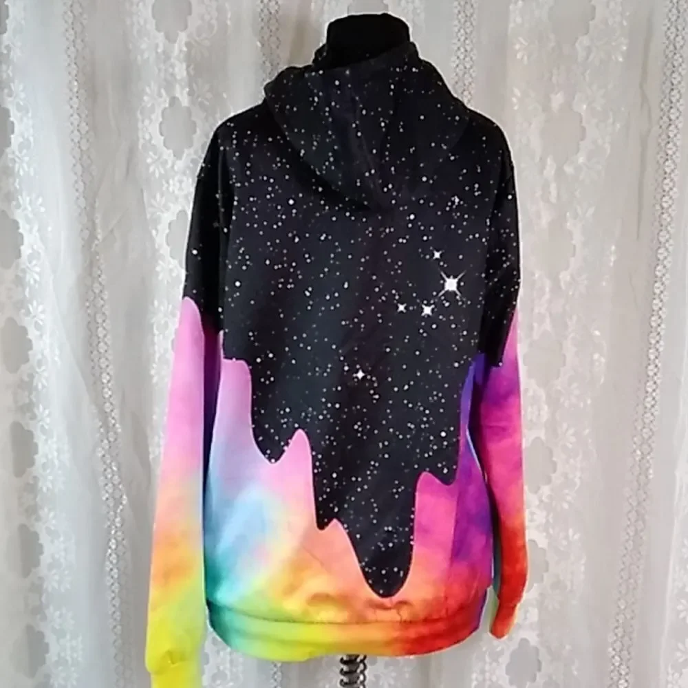 Goodstoworld Unisex Men's & Women's Hoodies 3D Sweater Size S M